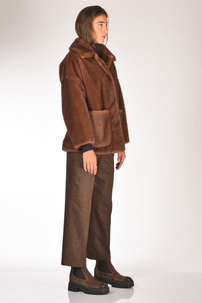 Herno Giacca Soft Marrone Donna - 4