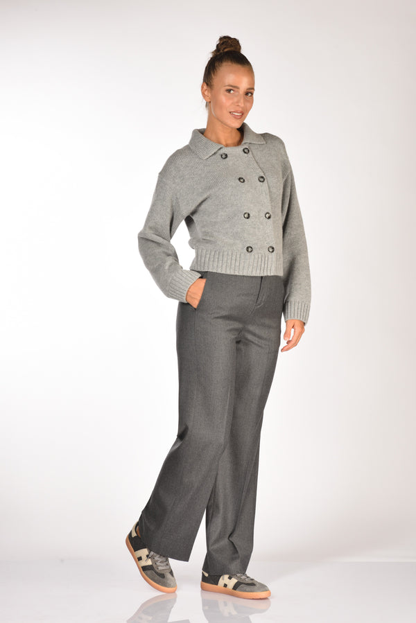 Briglia 1949 Pantalone Lutetta Grigio Donna-2