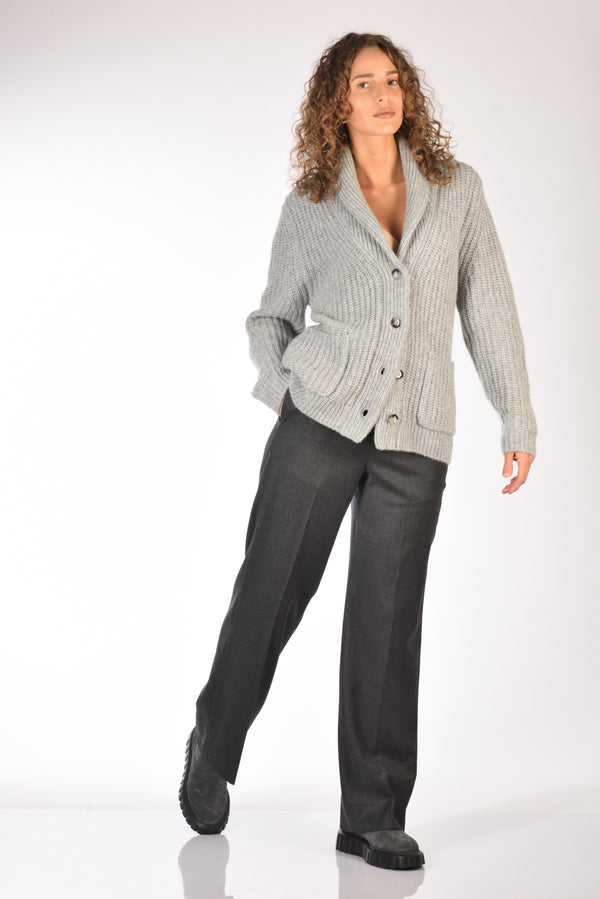 Briglia 1949 Pantalone Lutetta Grigio Scuro Donna-2
