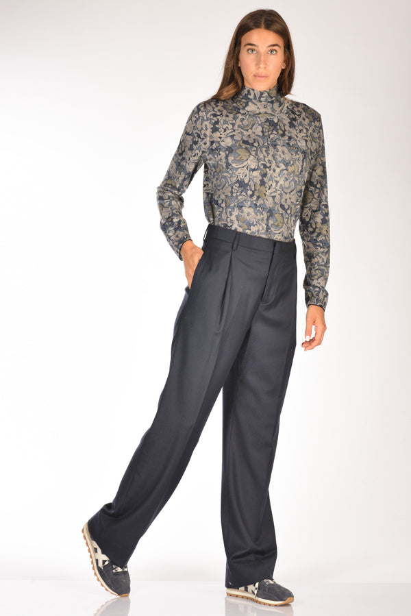 Briglia 1949 Pantalone Orgonovo Blu Donna-2