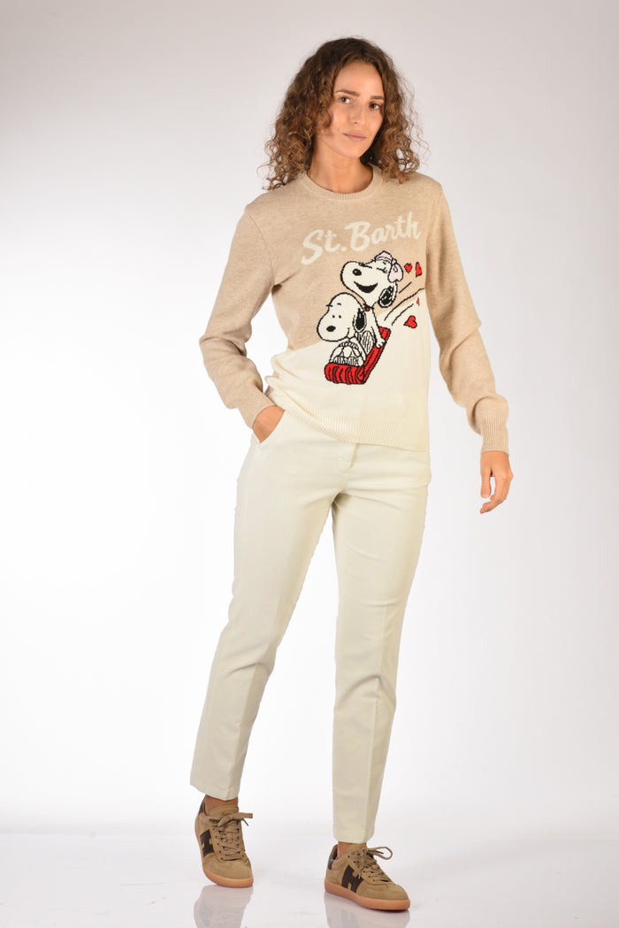 Briglia 1949 Pantalone Isolde Bianco Naturale Donna - 2