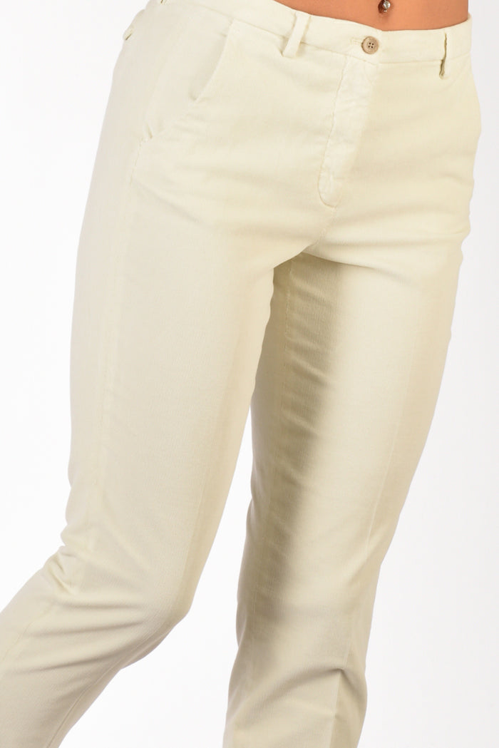 Briglia 1949 Pantalone Isolde Bianco Naturale Donna - 5