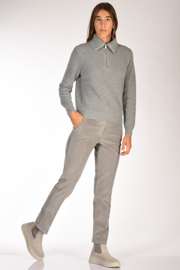 Briglia 1949 Pantalone Isolde Grigio Chiaro Donna-2