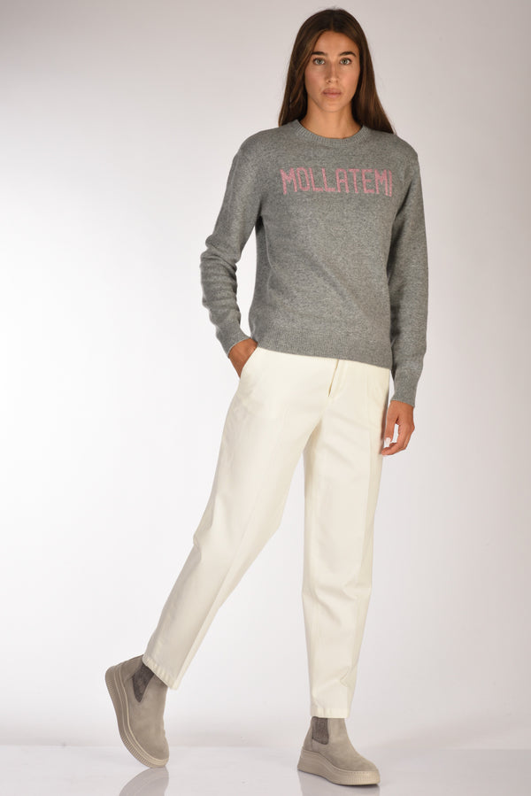 Briglia 1949 Pantalone Jean Bianco Donna-2
