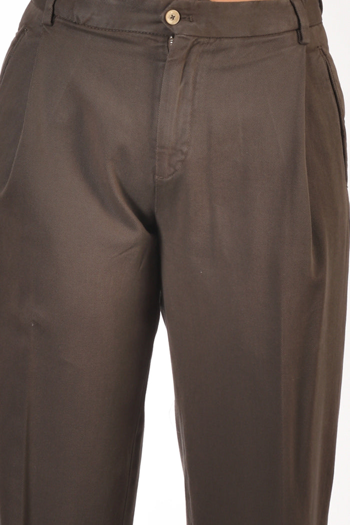 Briglia 1949 Pantalone Manat Marrone Donna - 3