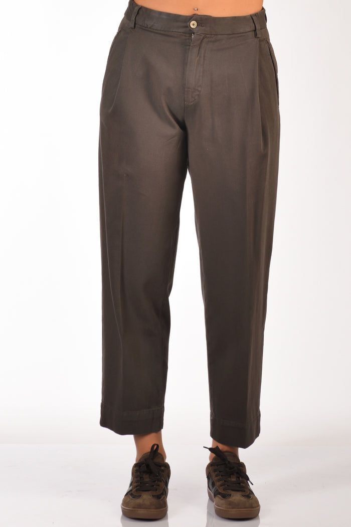 Briglia 1949 Pantalone Manat Marrone Donna - 4