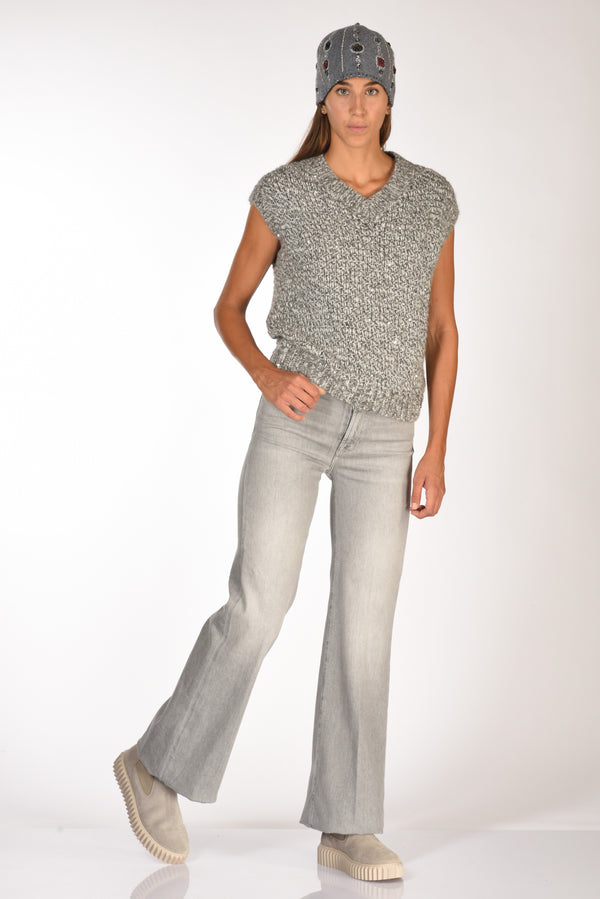 Voile Blanche Stivale Beth Grigio Tortora Donna-2