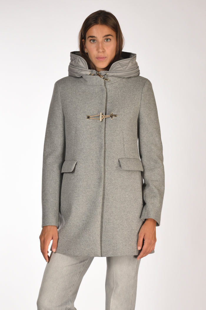 Fay Cappotto Toggle Grigio Chiaro Donna - 1
