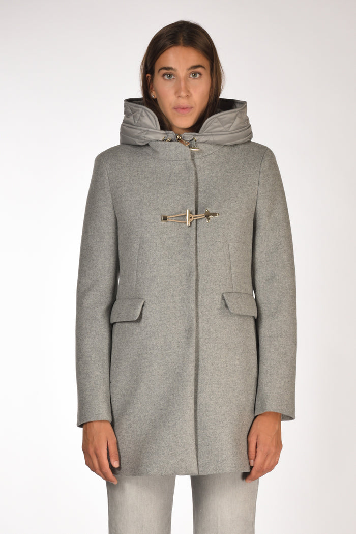 Fay Cappotto Toggle Grigio Chiaro Donna - 2