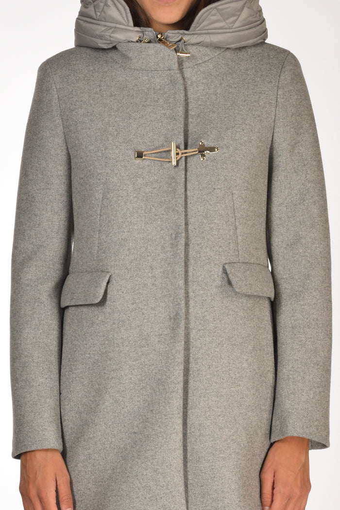 Fay Cappotto Toggle Grigio Chiaro Donna - 3
