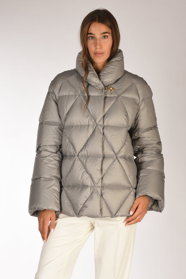 Fay Piumino Down Cape Grigio Chiaro Donna
