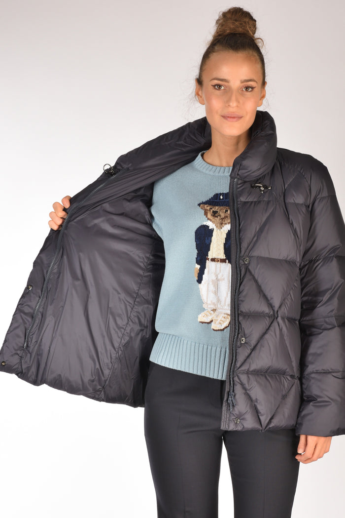 Fay Piumino Down Cape Blu Donna - 6