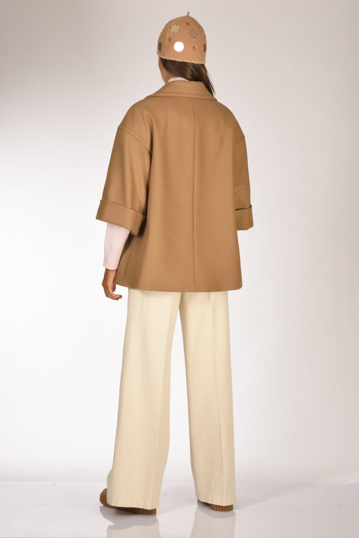 Fay Cappa Double Beige Scuro Donna - 14
