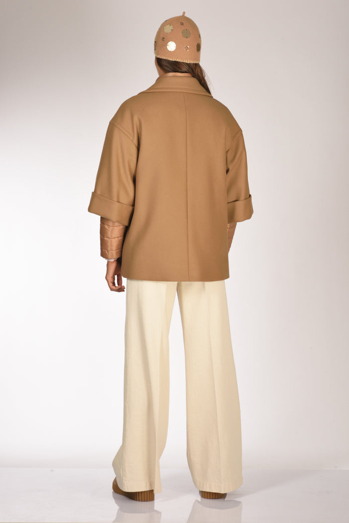Fay Cappa Double Beige Scuro Donna - 6