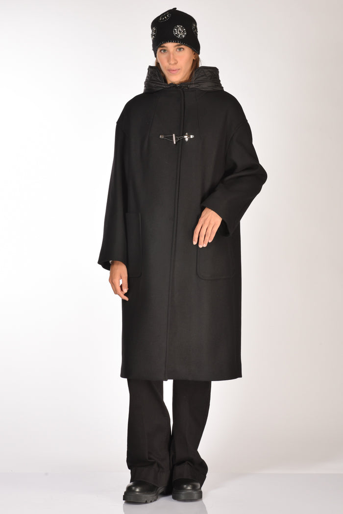 Fay Cappotto Toggle Nero Donna - 1