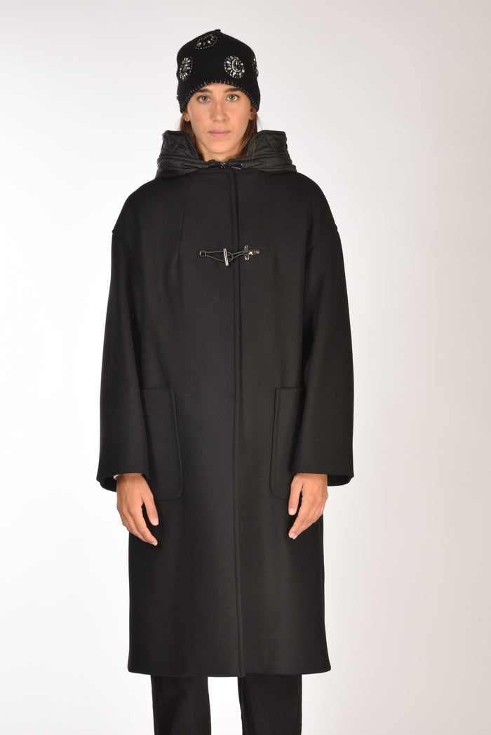 Fay Cappotto Toggle Nero Donna - 2