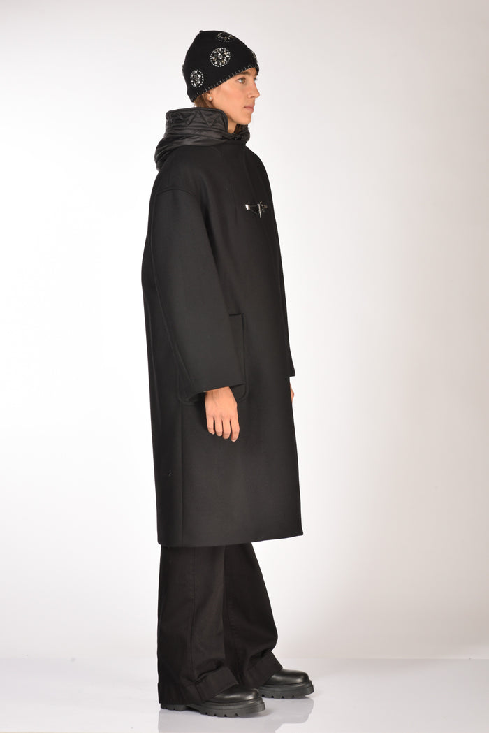 Fay Cappotto Toggle Nero Donna - 4