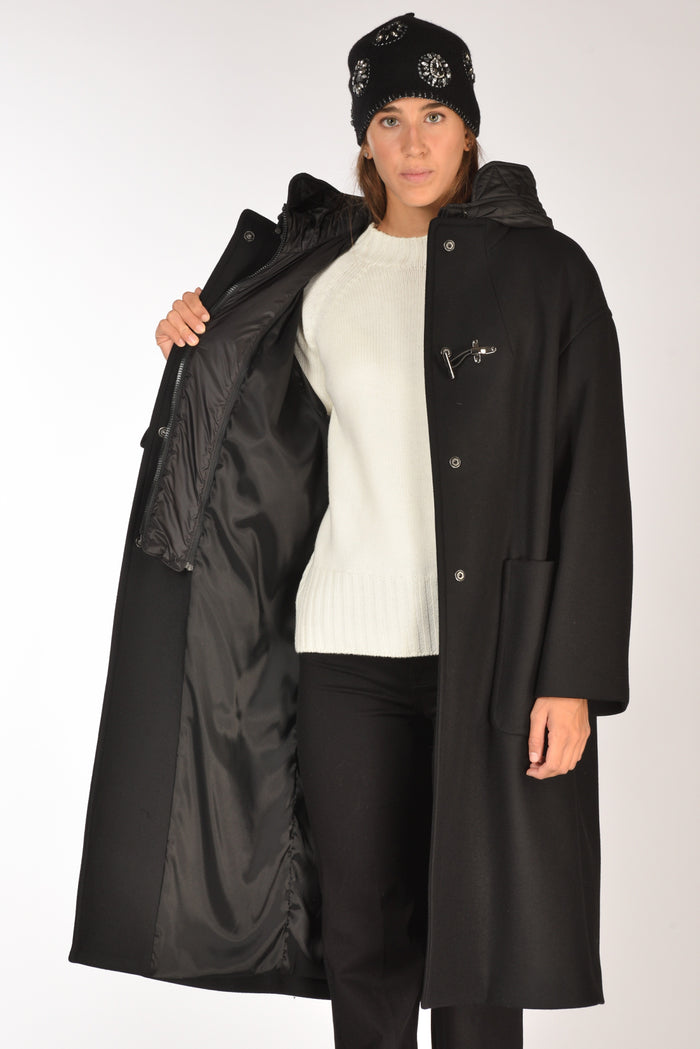 Fay Cappotto Toggle Nero Donna - 7