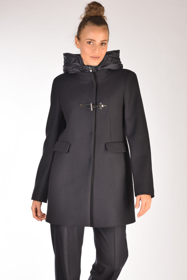 Fay Cappotto Toggle Blu Donna