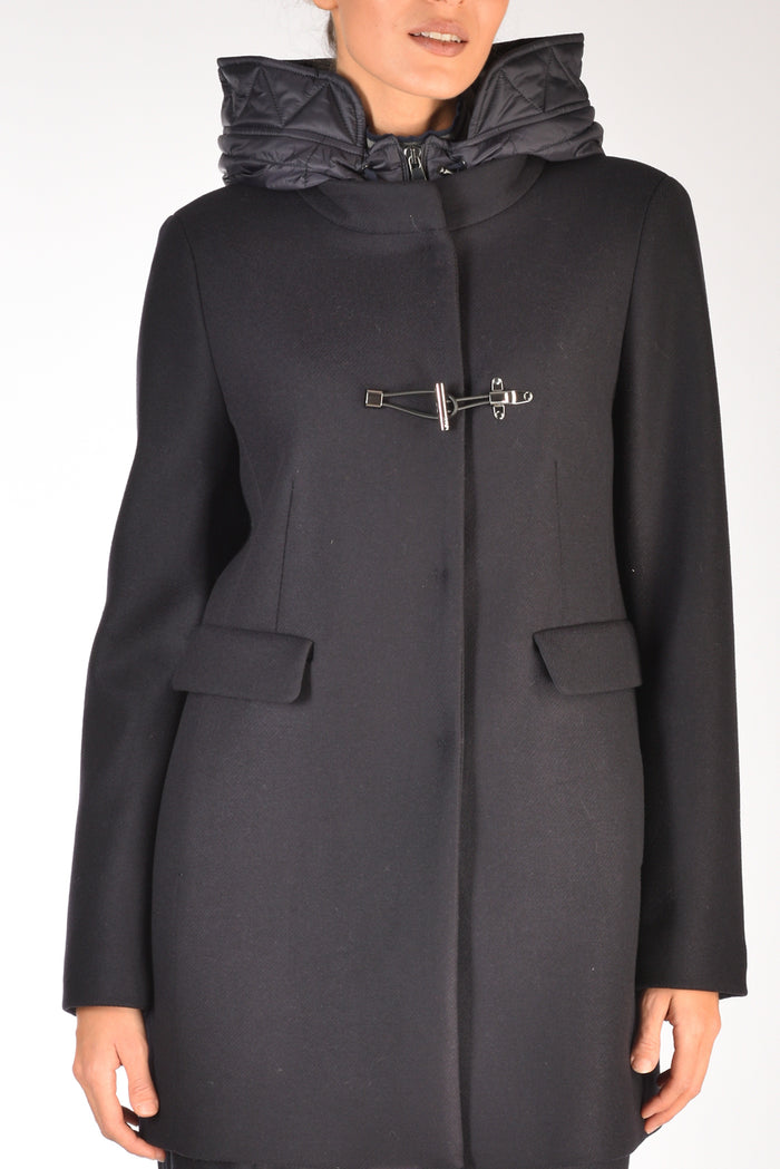 Fay Cappotto Toggle Blu Donna - 3