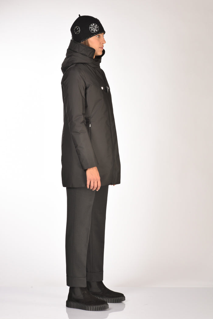 Fay Cappotto Toggle Nero Donna - 4