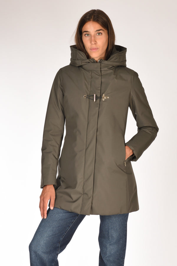 Fay Cappotto Toggle Verde Donna