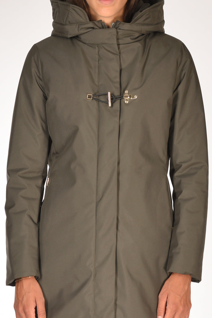 Fay Cappotto Toggle Verde Donna - 3