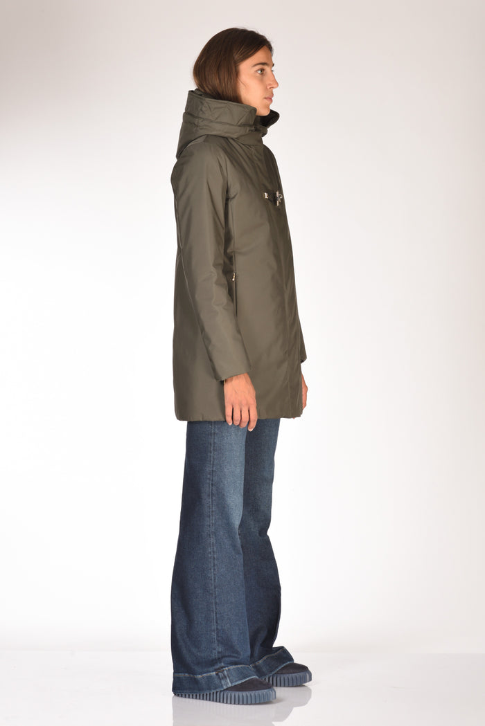 Fay Cappotto Toggle Verde Donna - 4