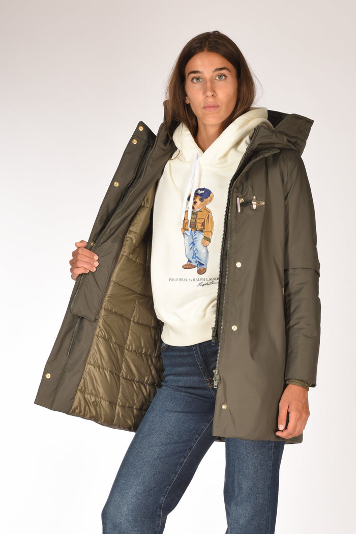 Fay Cappotto Toggle Verde Donna - 7