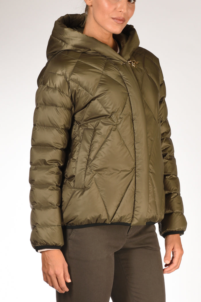 Fay Piumino Argyle Verde Donna - 4