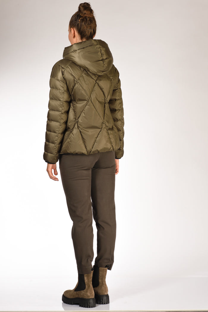 Fay Piumino Argyle Verde Donna - 5