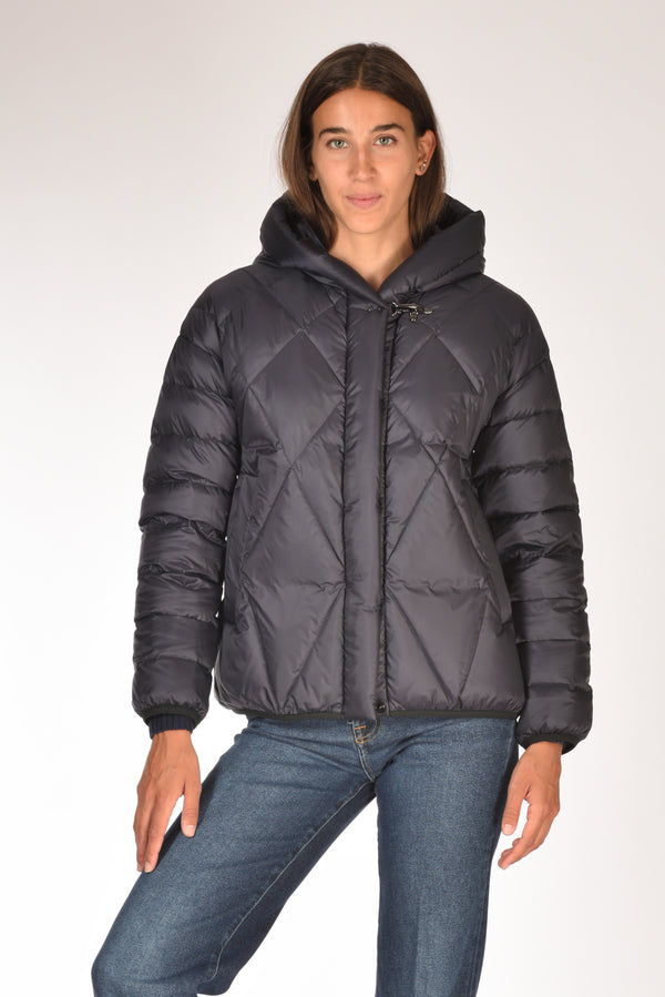 Fay Piumino Argyle Blu Donna