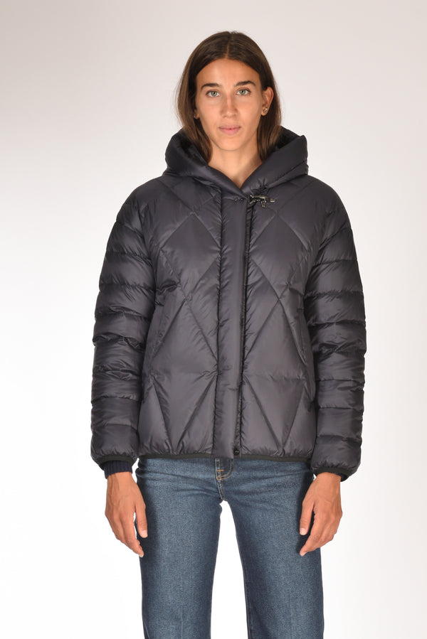 Fay Piumino Argyle Blu Donna-2