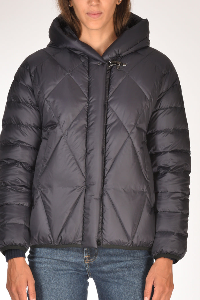 Fay Piumino Argyle Blu Donna - 3