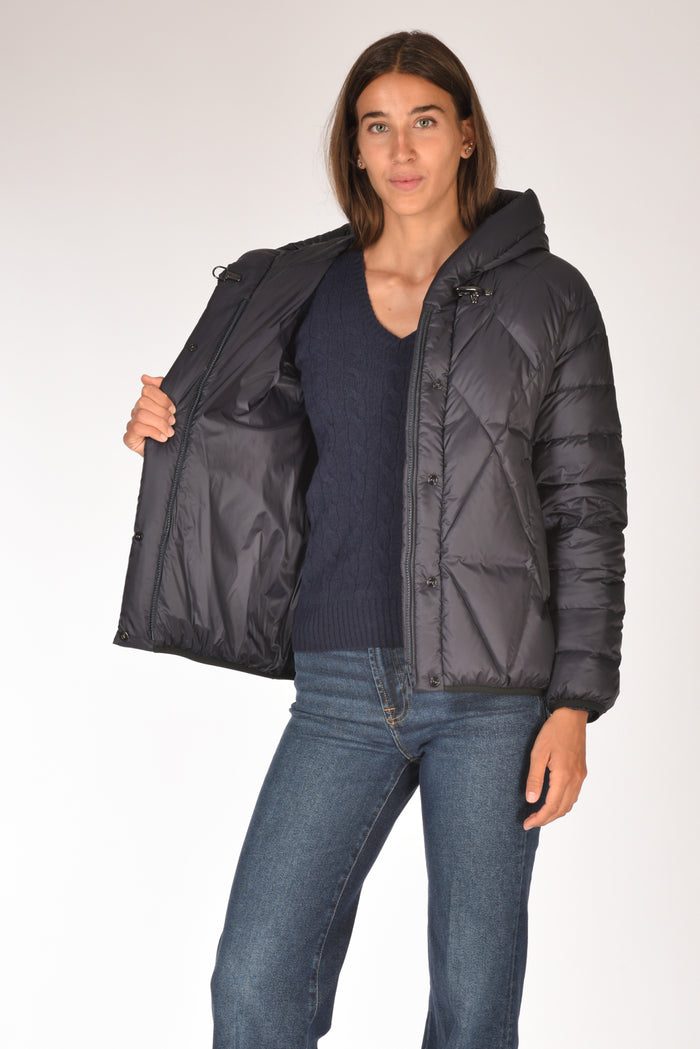 Fay Piumino Argyle Blu Donna - 6