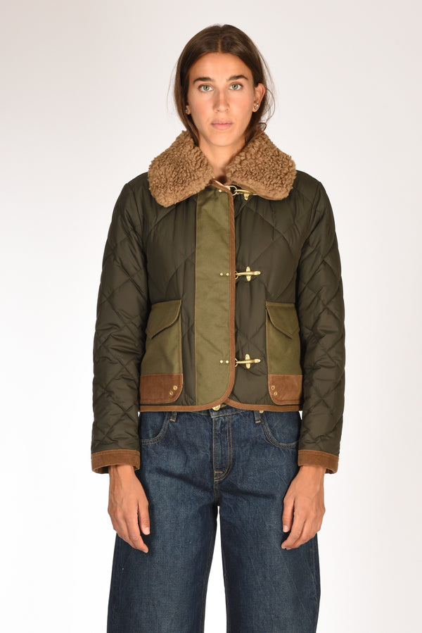 Fay Giacca 3 Ganci Verde/beige Donna-2