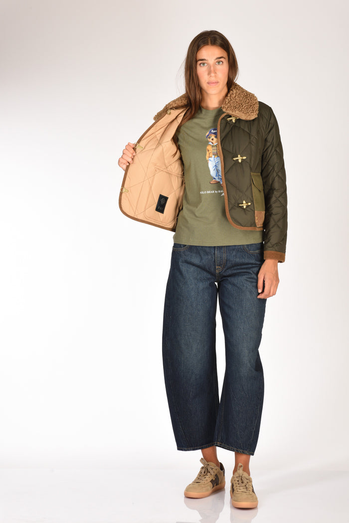 Fay Giacca 3 Ganci Verde/beige Donna - 6