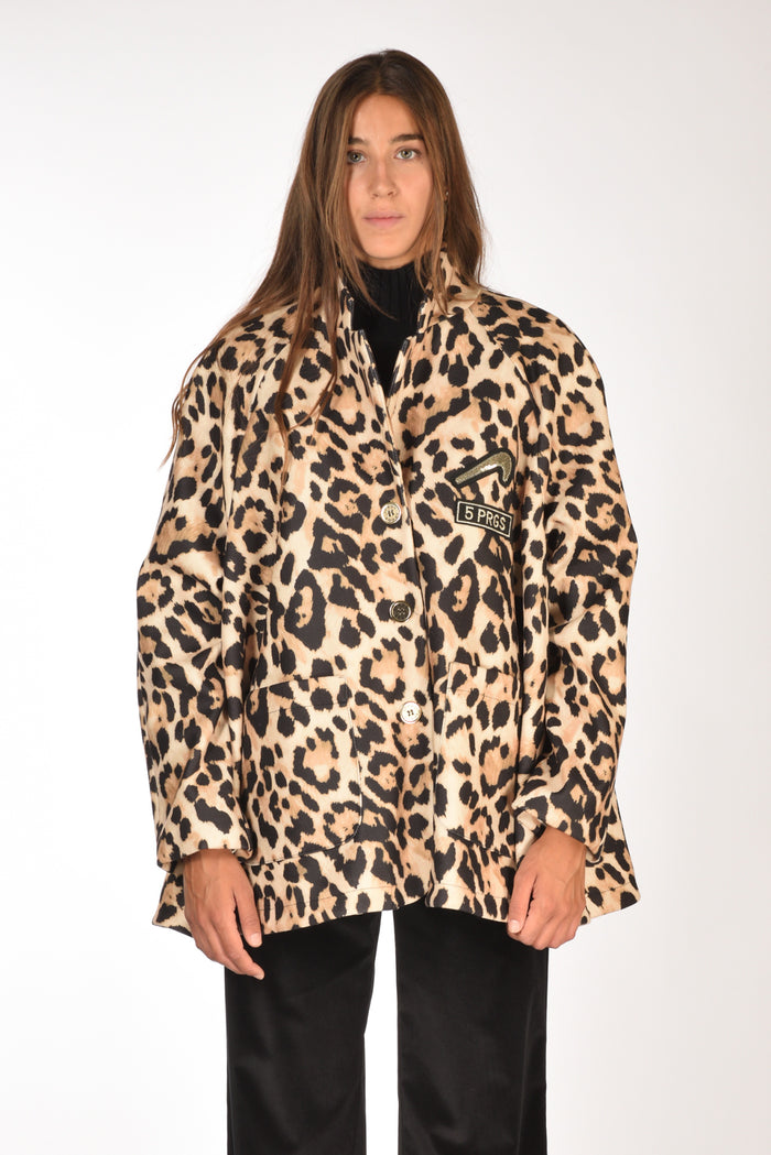 5 Progress Giacca Macula Marrone/beige Donna - 2