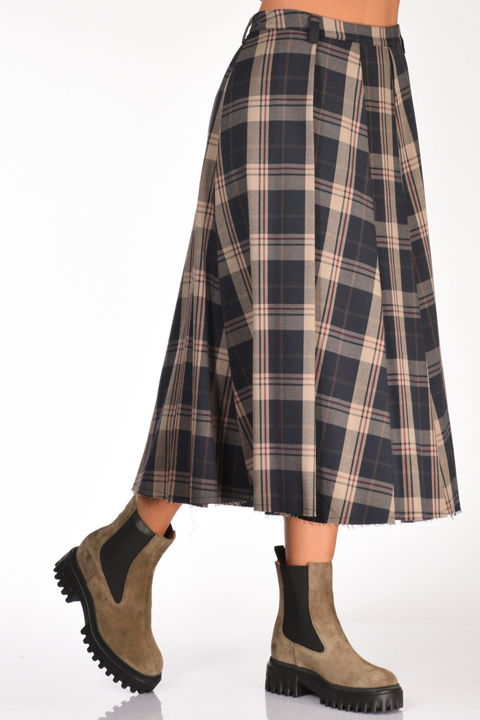 5 Progress Gonna Tartan Blu Donna - 2