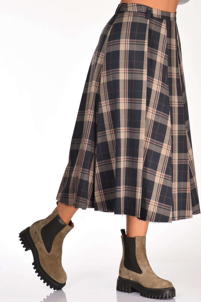 5 Progress Gonna Tartan Blu Donna - 5