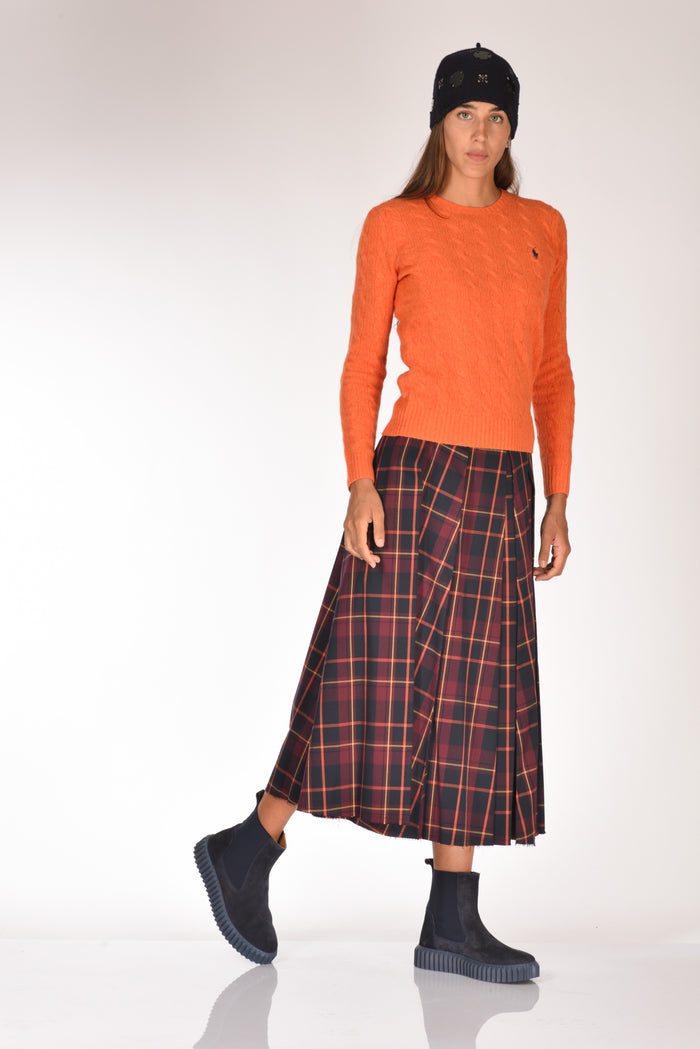 5 Progress Gonna Tartan Bordeaux Donna - 1