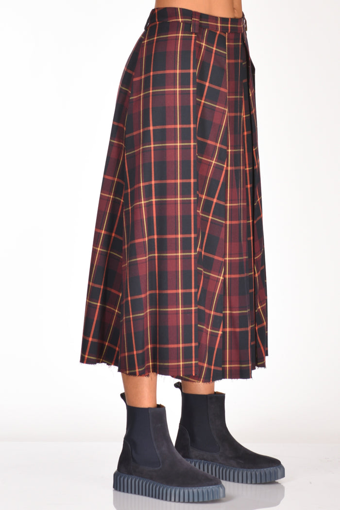 5 Progress Gonna Tartan Bordeaux Donna - 5