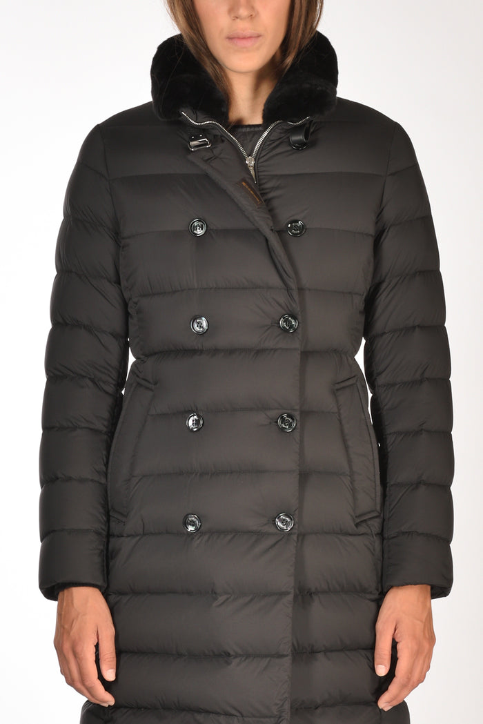 Moorer Piumino Longan Nero Donna - 3