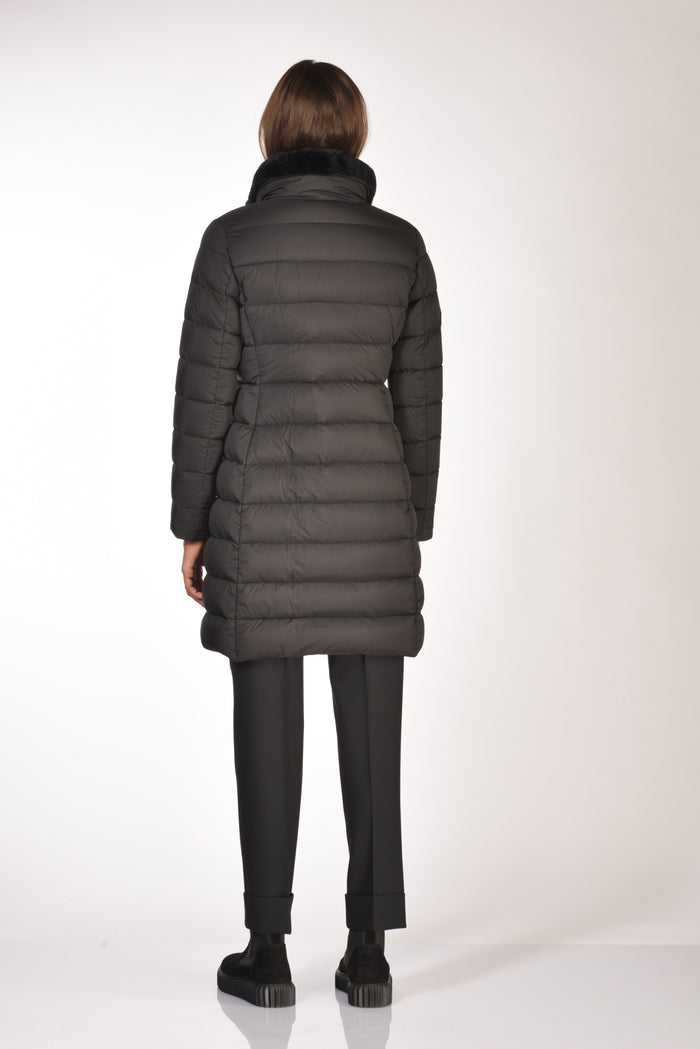 Moorer Piumino Longan Nero Donna - 5