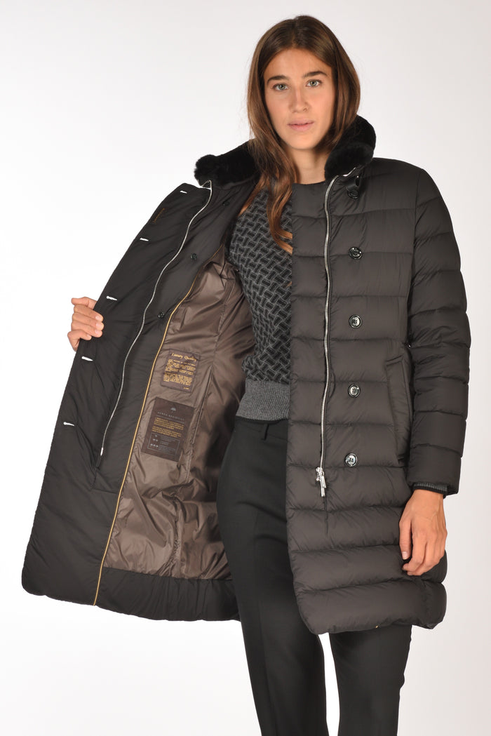 Moorer Piumino Longan Nero Donna - 6
