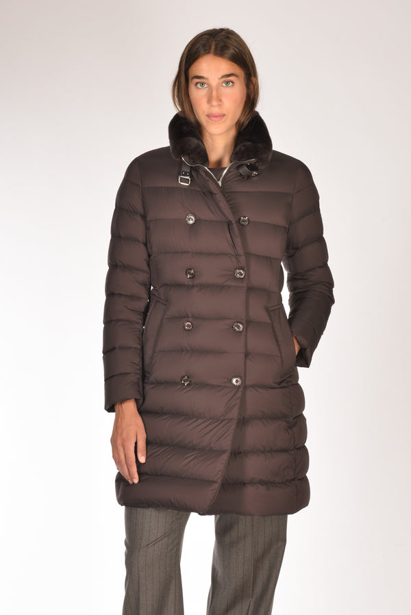 Moorer Piumino Longan Marrone Donna