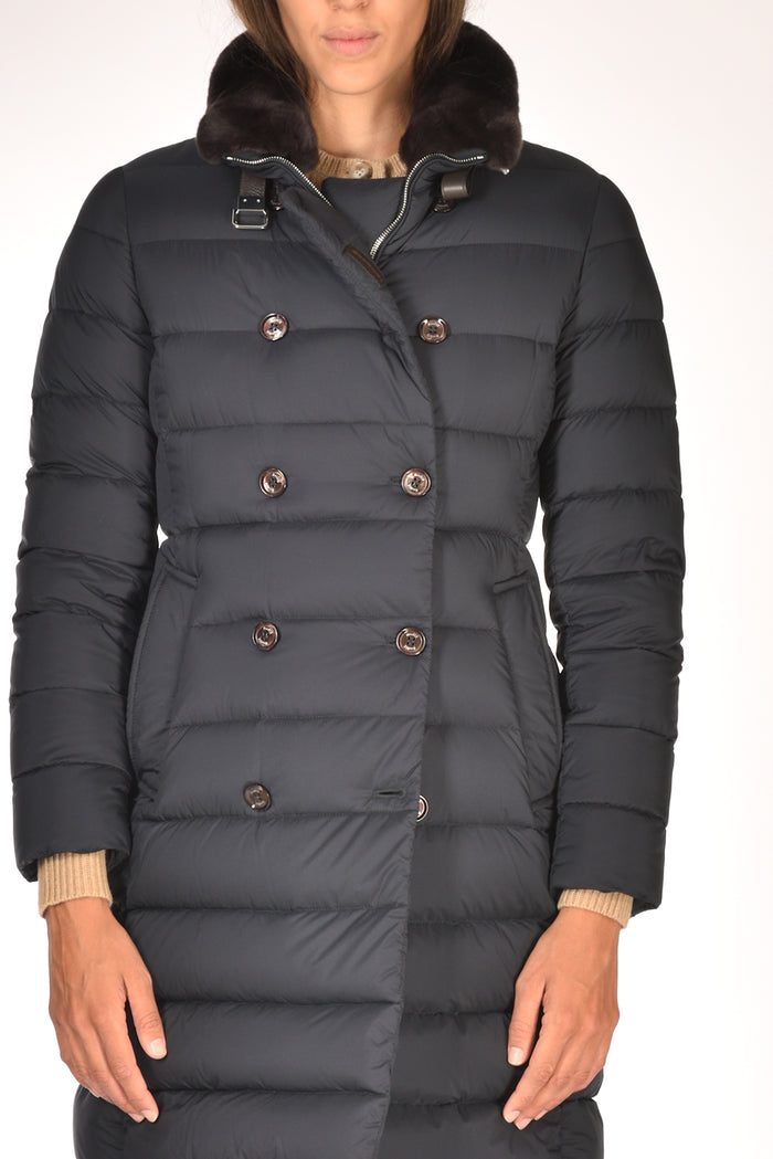 Moorer Piumino Longan Blu Donna - 3