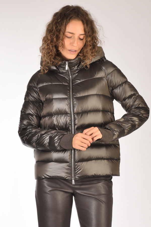 Moorer Piumino Pegaso Marrone Donna-2