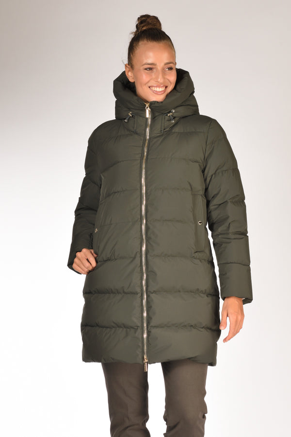 Moorer Piumino Klie Verde Donna