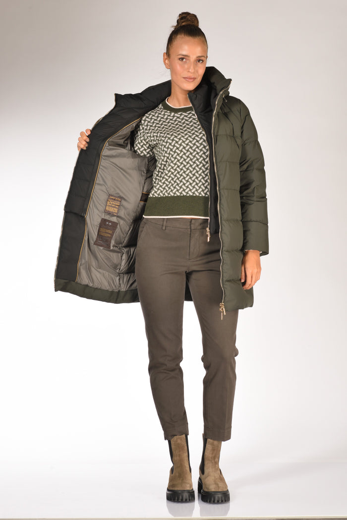 Moorer Piumino Klie Verde Donna - 8